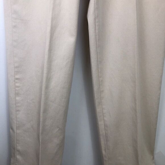 NWT Lee Size 10 Medium Plain Front Pleated Stretch Tan Jeans!! - Picture 11 of 13